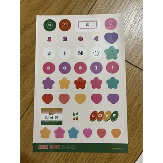Set sticker trong bộ SSGT21 BTS