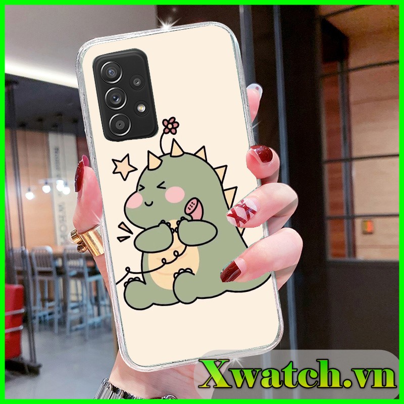 Ốp lưng silicon Samsung Galaxy M23 M33 M53 A13 A23 A03 A53 A33 S21Fe A02s A03s A12 A22 M12 M32 A02 M02 in Khủng long