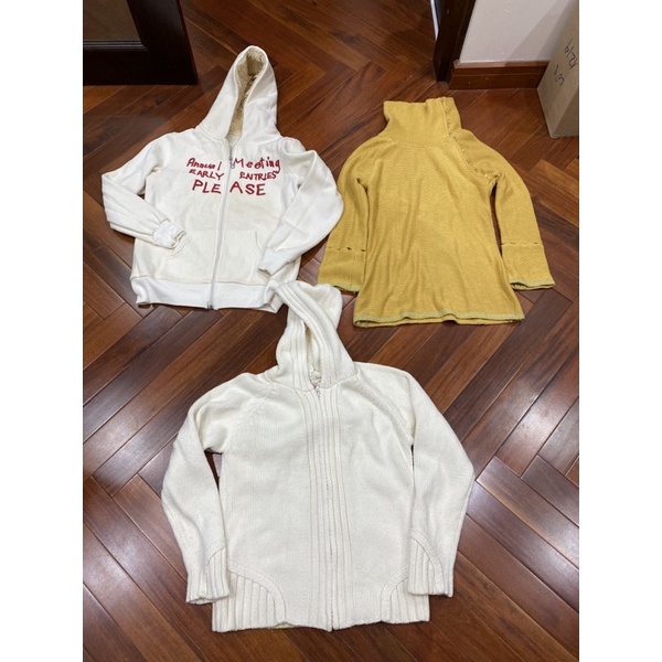 Áo khoác nỉ, len, áo len size M - L