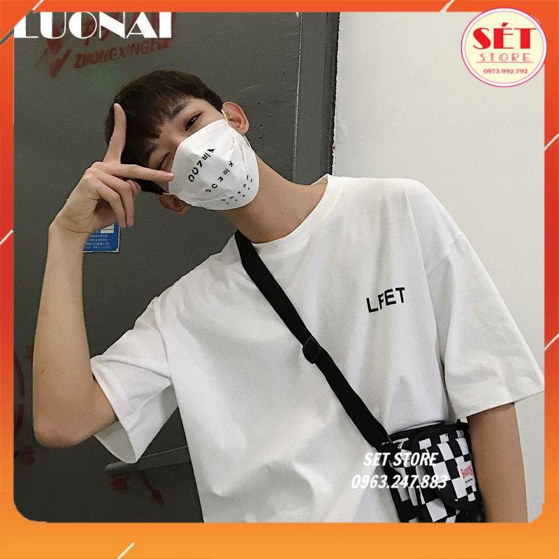 Áo thun nam nữ tay lỡ form rộng unisex in chữ LFET - ĐEN,TRẮNG,VÀNG -Setstore | BigBuy360 - bigbuy360.vn