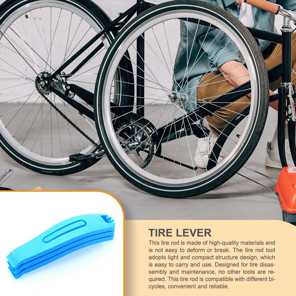Bộ 3 Dụng Cụ Tháo Lốp Xe Đạp Bằng Nhựa Kích Thước Nhỏ Chuyên Nghiệp