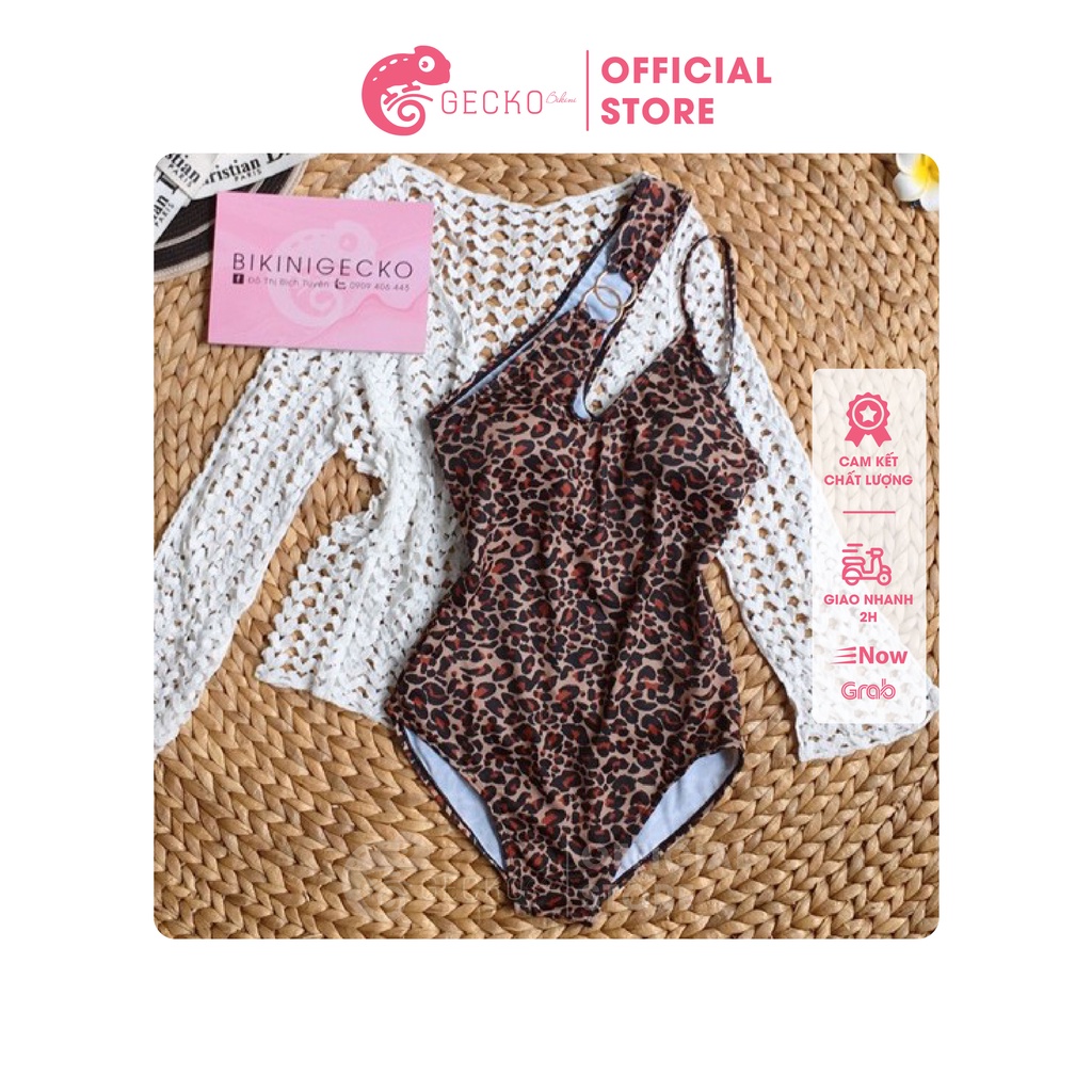 Bikini Đồ Bơi 1 Mảnh Da Beo GK0103 (Ảnh Thật)