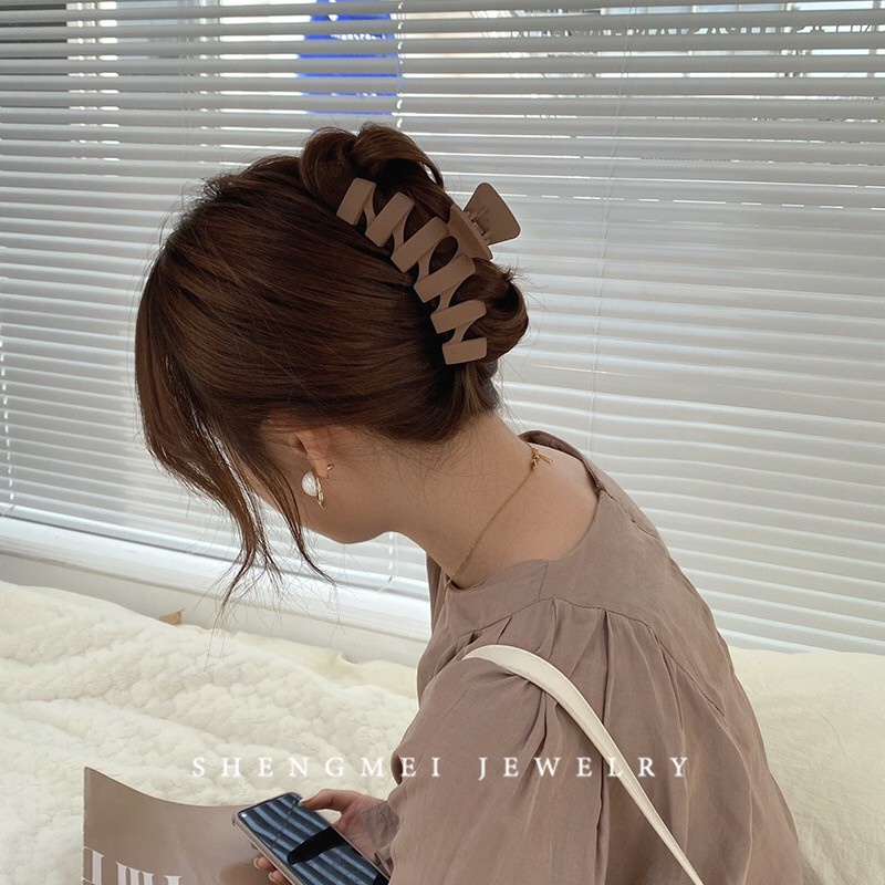 Kẹp Tóc Cỡ Lớn Mẫu Mới 2021 Phong Cách Thời Trang Mới Cho Nữ F326