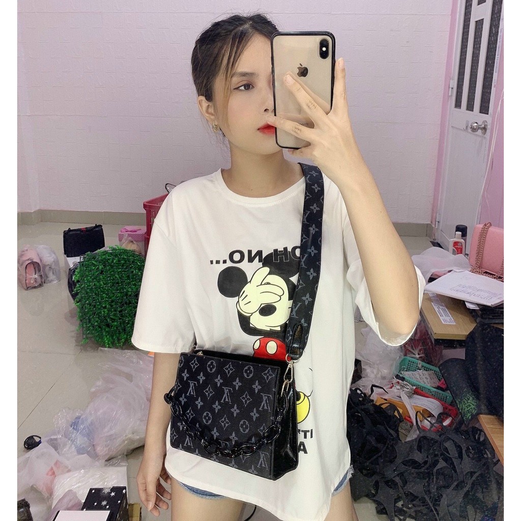 Túi Hộp Đeo Chéo Tab Vuông Quai Xích ❤❤❤ Freeship 50k