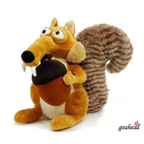 ☞❀❤♕GOAKids Baby Toy Animal Doll Ice Age 3 SCRAT Squirrel Stuffed Plush Toy Gift 7 inch