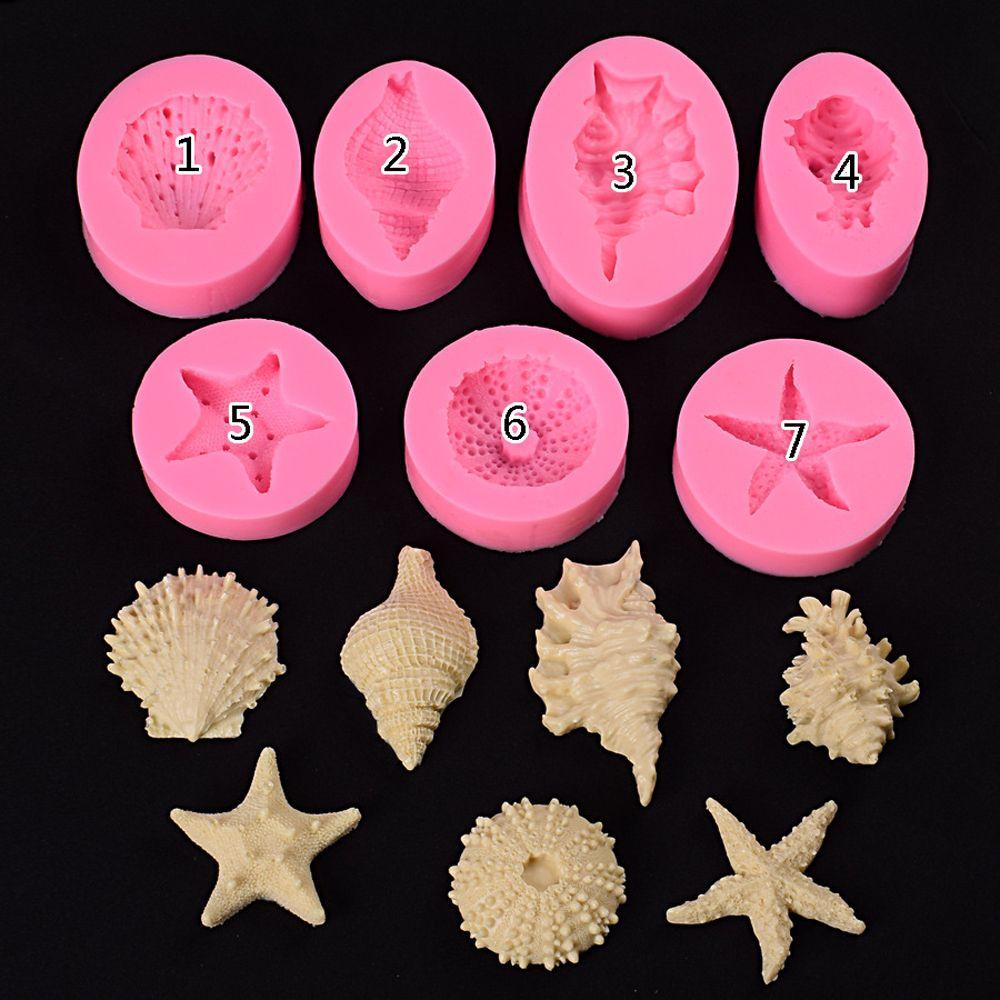 JANE Khuôn Silicone Làm Bánh Hình Sao Biển Xinh Xắn