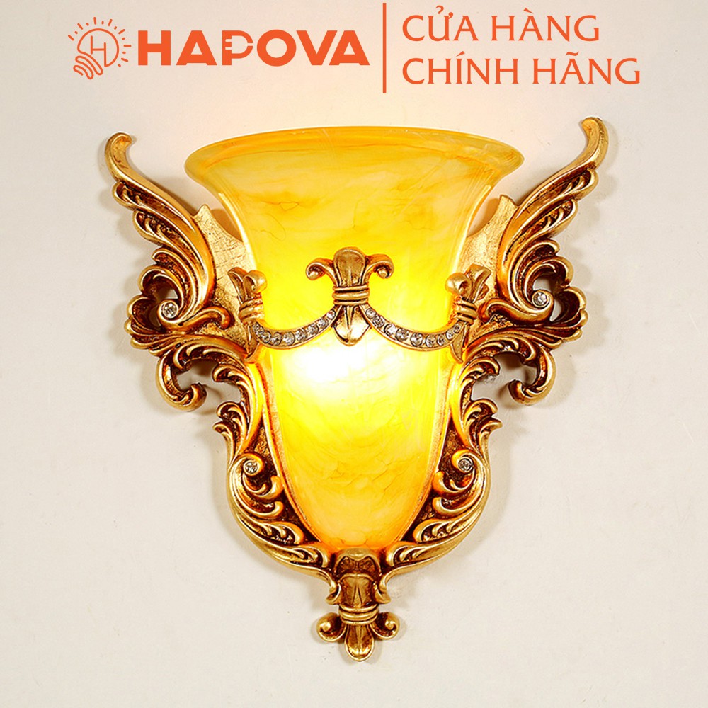 Đèn gắn tường, đèn trang trí phòng khách HAPOVA ORALIE 6174 Kèm bóng LED chuyên dụng