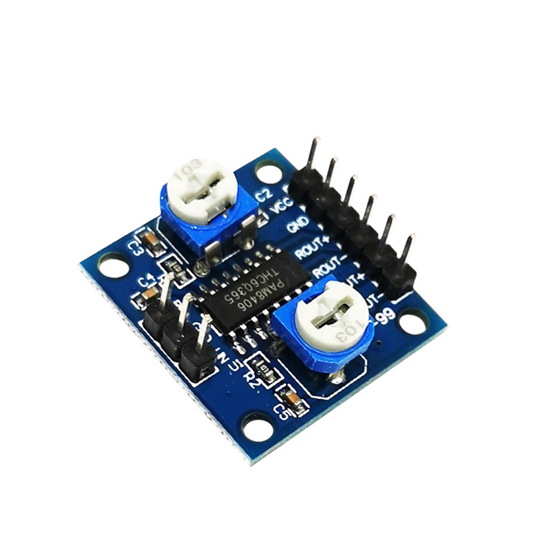 Bảng Mạch Khuếch Đại Âm Thanh Kỹ Thuật Số Pam8406 5Wx2 Stereo