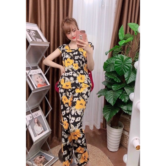 Đồ bộ trung niên quần dài, phom dưới 60kg