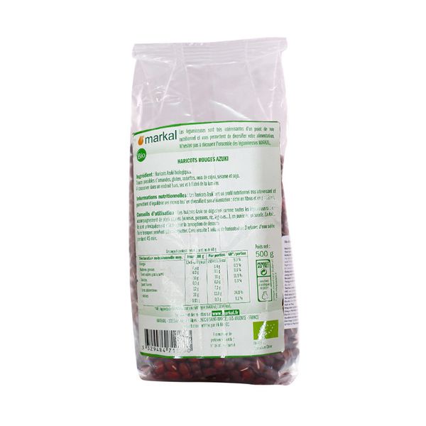 Đậu đỏ azuki hữu cơ Markal 500g