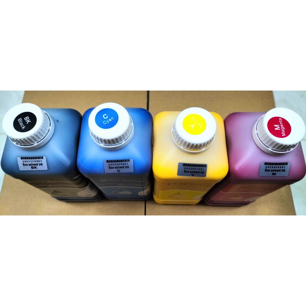Bộ mực dầu ECO Solvent Ink dành cho máy in Epson in Decal khổ lớn