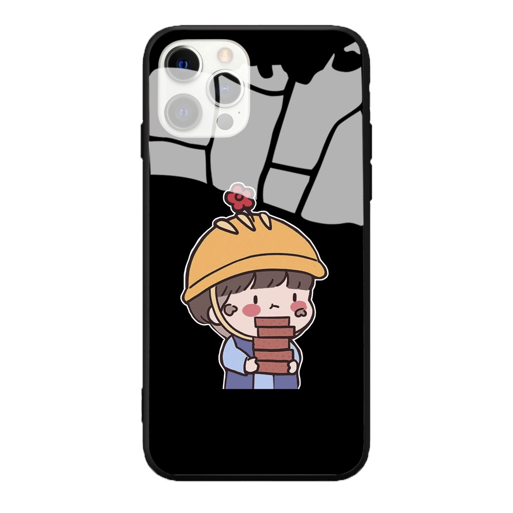 Ốp iphone kính tình yêu nghèo ốp đôi cho iphone 13 12 pro max mini 11 14 pro max plus x r xs max 7 8 plus 6 s plus