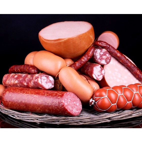Màu đỏ Carmine 5% - Tạo màu hồng đỏ cho xúc xích, lạp xưởng, thịt nguội, jambon