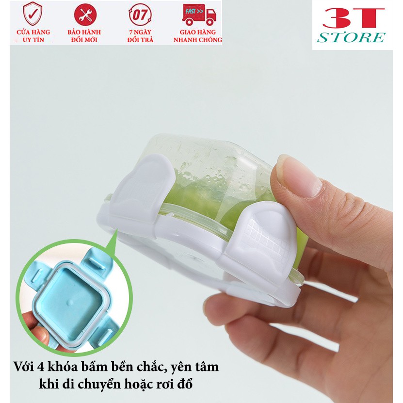 Set 4 Hộp Đựng Đồ Mini Đa Năng Để Tủ Lạnh Tiện Lợi( Mua 4 Tặng 1 Hộp)