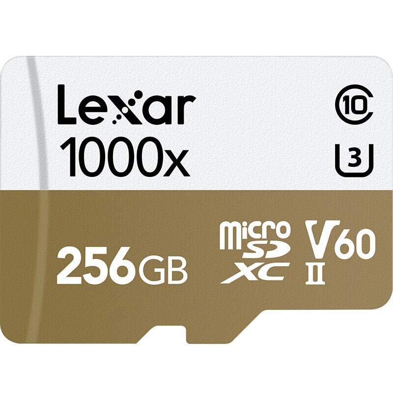 Thẻ nhớ microSDXC Lexar Professional 256GB 1000x UHS-II U3 V60 Read 150MB/s / Write 90MB/s (Đen) - Kèm reader 3.0