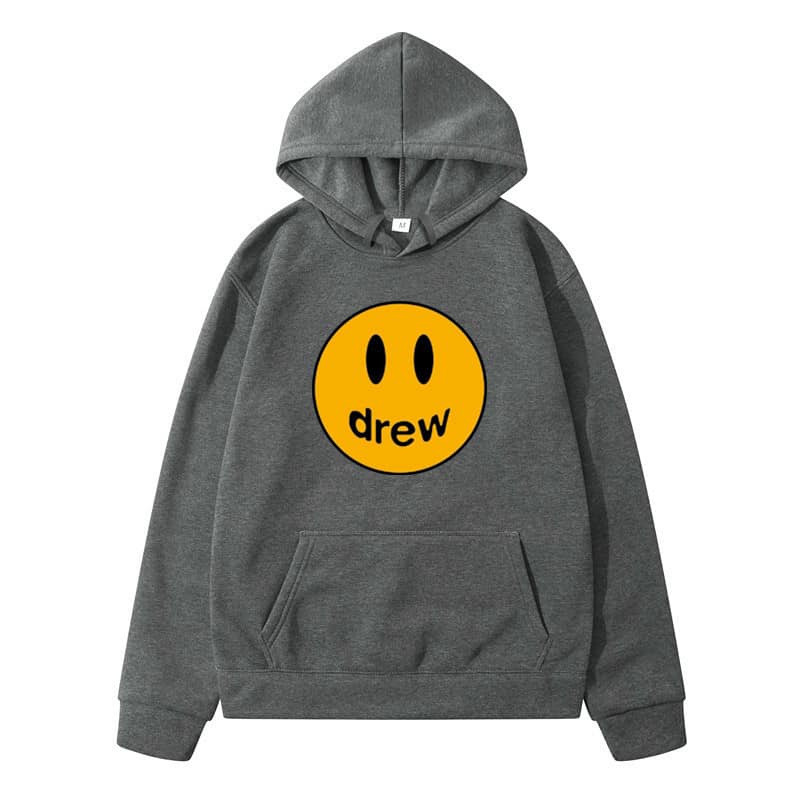 Áo khoác nỉ hoodie drew form rộng vải nỉ bông mỏng Bingshop