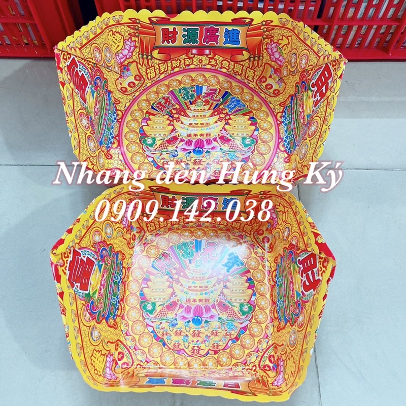 Xuồng vàng đựng giấy cúng (loại đẹp)