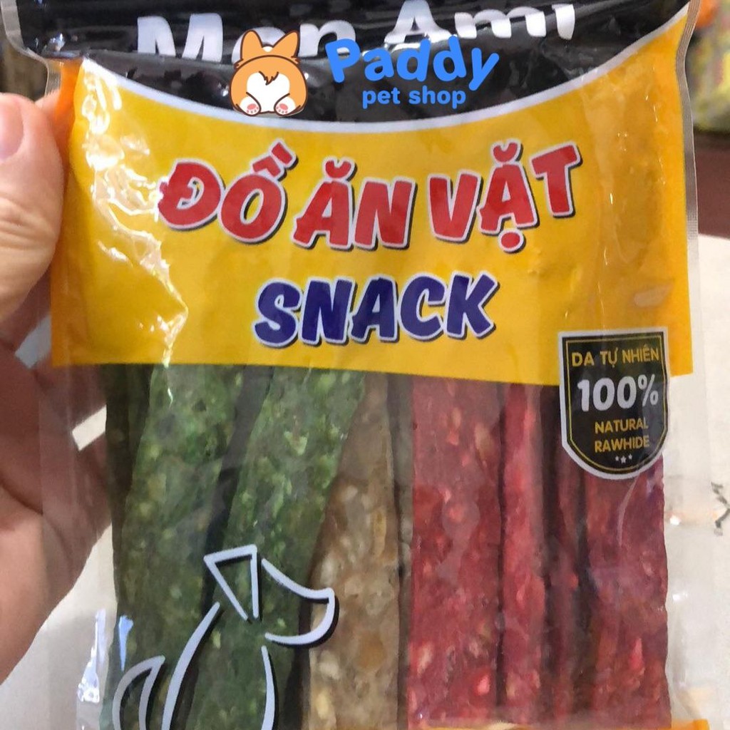Set xương da bò snack cho chó Mon Ami nhiều loại