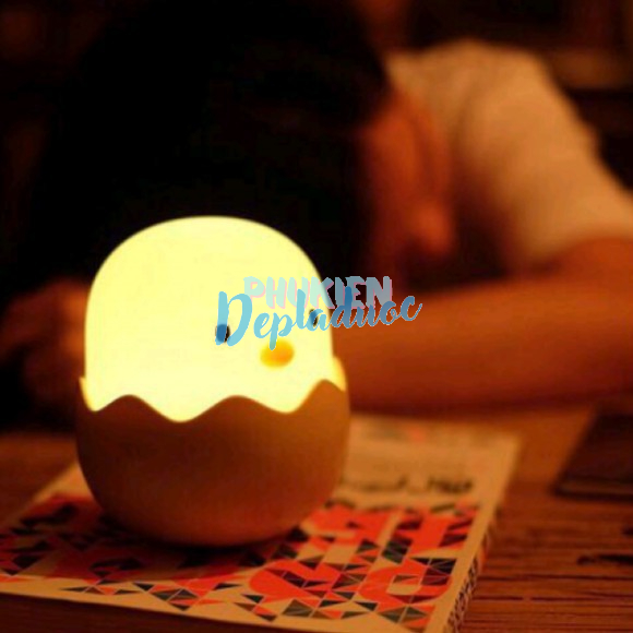 Đèn ngủ quả trứng cảm biến ánh sáng/ Tự động sáng vào ban đêm. B223
