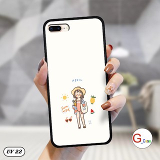 Ốp lưng iPhone 7 Plus lưng nhám - ngộ nghĩnh