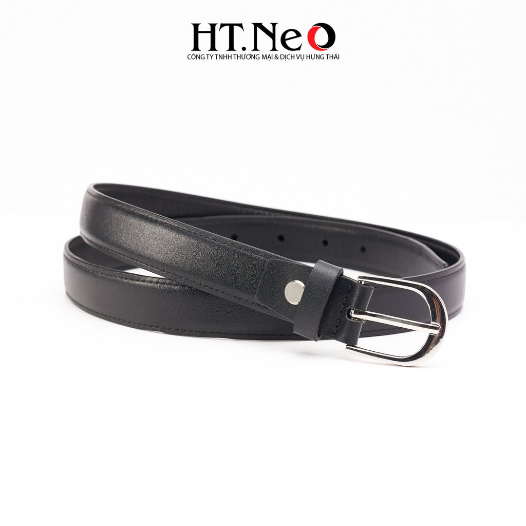 Dây thắt lưng nữ - Dây nịt nữ da bò mịn cao cấp HT.NEO DLN04
