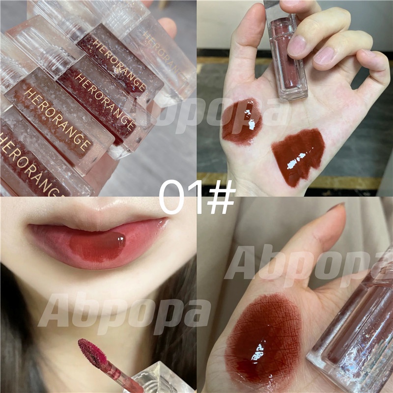 ABPOPA son bóng Herorange dưỡng ẩm kháng nước lâu trôi nội địa trung