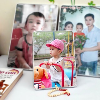 Khung ảnh ép trên gỗ phủ mica