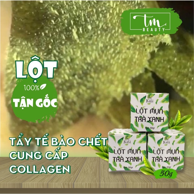 Lột mụn trà xanh từ lá trà xanh, sạch mụn, sạch bã nhờn, an toàn hiệu quả[ Thuỷ Mộc Beauty ]