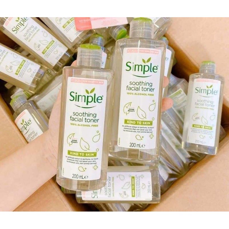 Nước Tẩy Trang Simple Micellar Cleansing Water 200ml / 400ml - Dịu Nhẹ Cho Da Nhạy Cảm