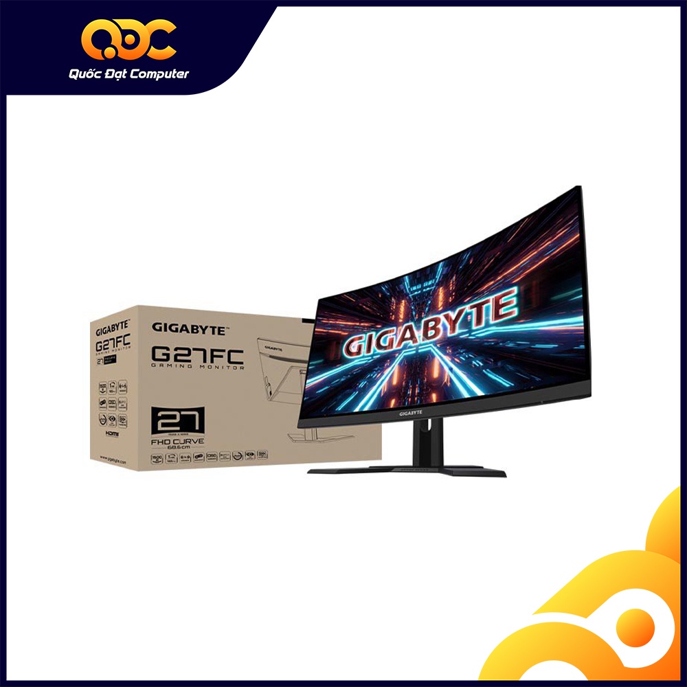 Màn hình Gaming Gigabyte G27FC-EK Cong FHD 165Hz