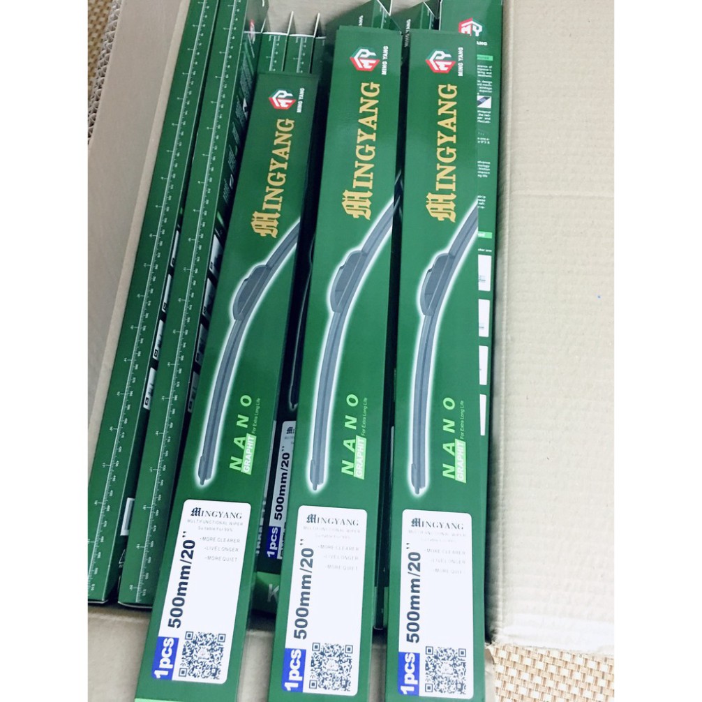 01 THANH GẠT MƯA MỀM SILICONE NANO MINGYANG WIPER BLADE SIZE TỪ 14-26INCH