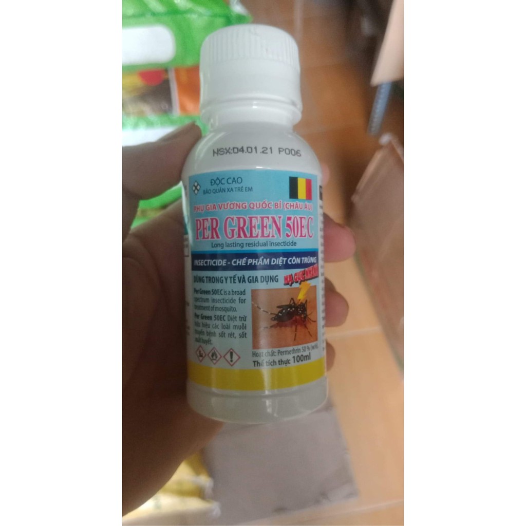 Per Geen 50 Ec chai 100ml thuốc diệt côn trùng nguyên liệu nhập khẩu Bỉ