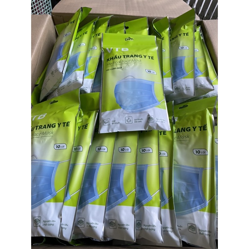 Khẩu trang y tế VTB 3 lớp kháng khuẩn | BigBuy360 - bigbuy360.vn