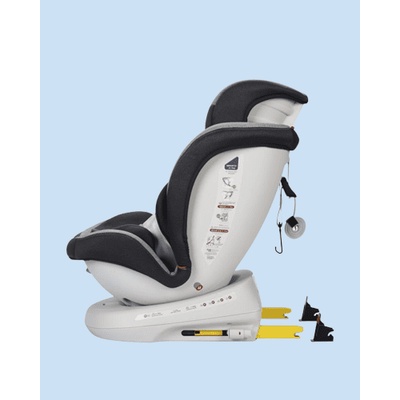 Ghế ngồi ô tô xoay 360 độ cho bé Zaracos Cusco 6406 Isofix Grey – Zaracos Việt Nam
