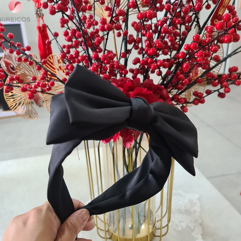 Băng Đô Cài Tóc Cài Nơ Gọng Bọc Vải Cao Cấp Bản To Phong Cách Hàn Quốc Cho Nữ Hot Trend Mùa Hè Đi Biển Du Lịch