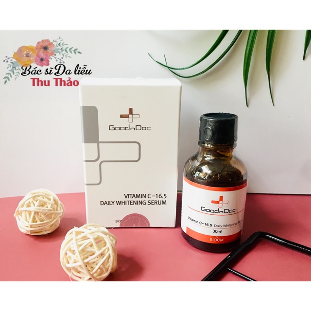 [Mã COS1904 giảm 8% đơn 300K] SERUM VITAMIN C GOODNDOC 16.5 SÁNG DA GIẢM THÂM TÀN NHANG 30mL