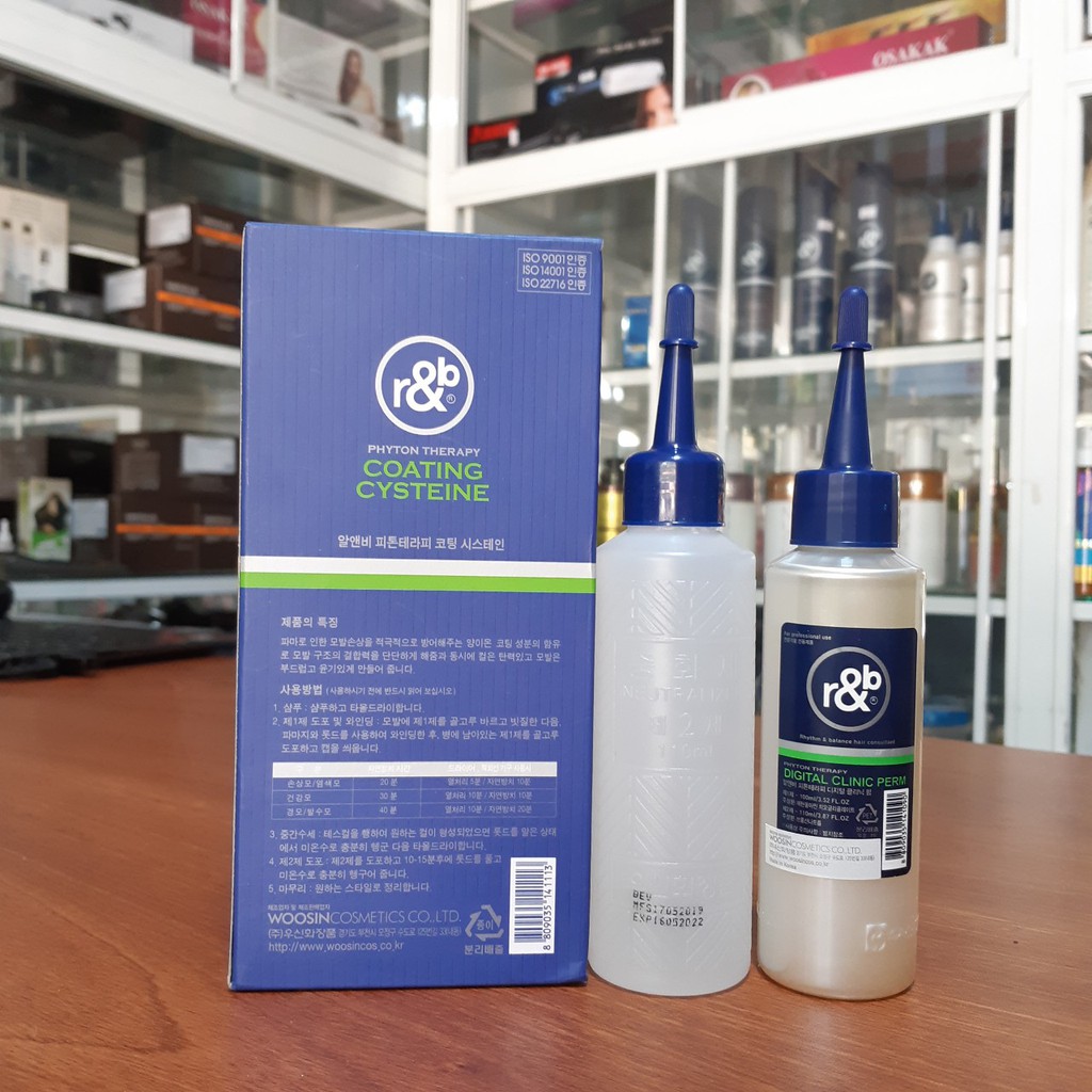 Thuốc uốn tóc Coating cysteine r&b hàn quốc