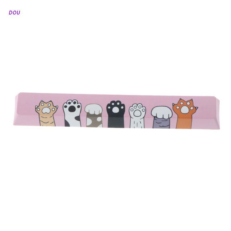 Nút Spacebar Pbt Năm Mặt Nhuộm Màu 6.25u Cho Bàn Phím Cơ Diy
