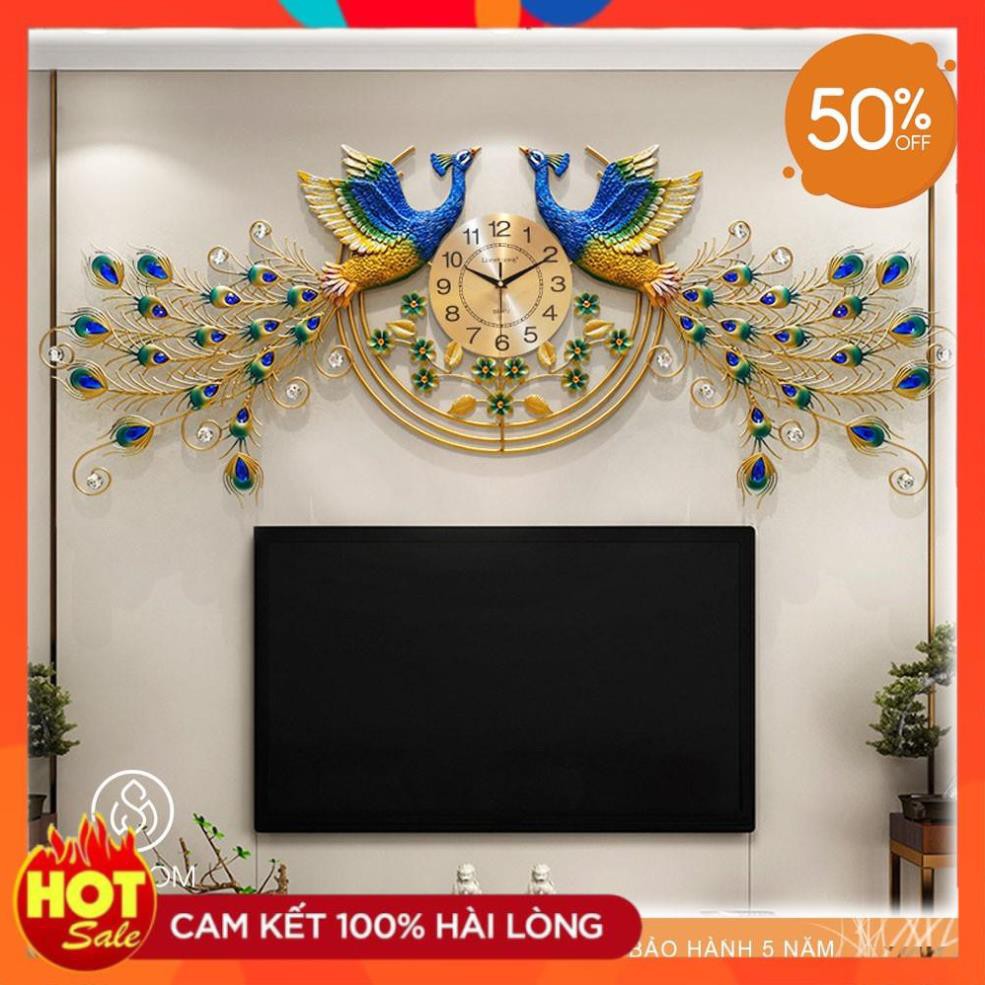 Free Ship Hàng Chính Hãng Đồng Hồ Treo Tường, Đồng Hồ Trang Trí Decor Vòng Mã 0035