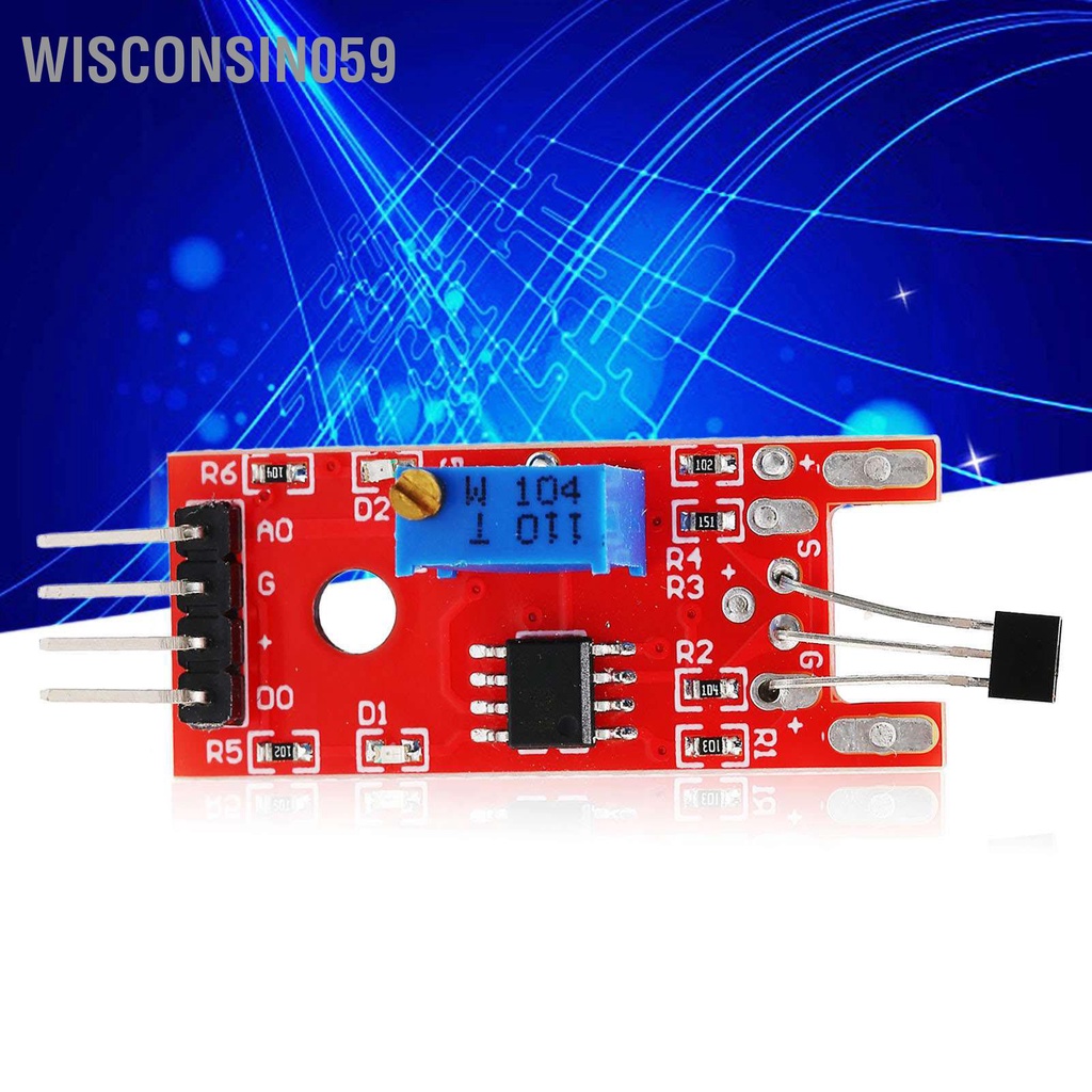Wisconsin059 Linear Magnetic Sensor Switches ABS Speed Counting Module for Temperature Control