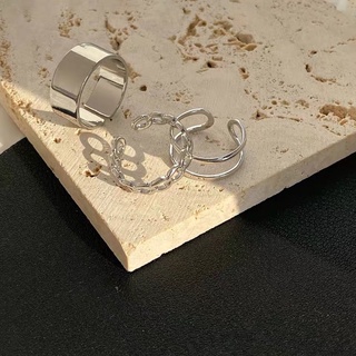 Set 3 Chiếc Nhẫn Bạc Cá Tính Dành Cho Nữ