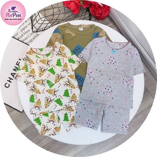 [XẢ KHO]Bộ cộc tay cho bé, bộ áo quần xuất dư bé trai bé gái vải cotton cực kì mềm mại và họa tiết đáng yêu.