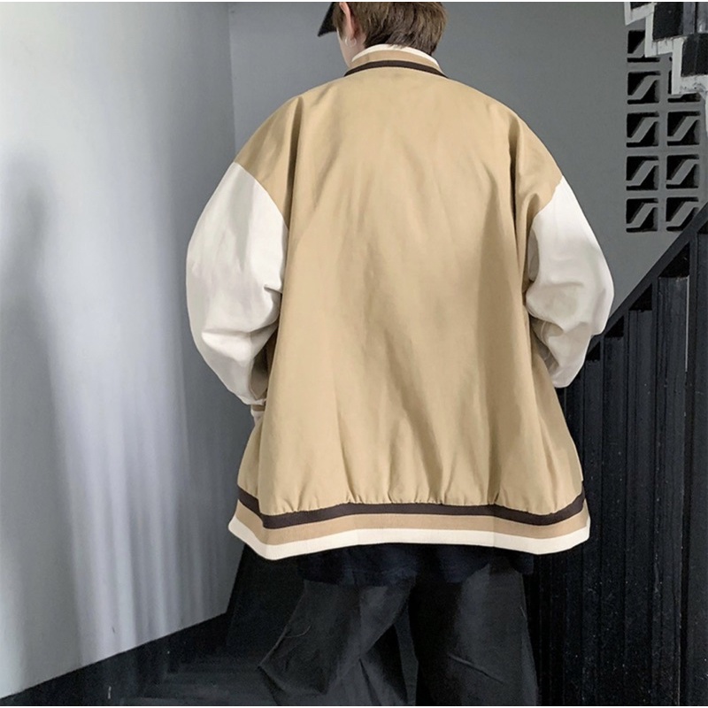 ÁO BOMBER KAKI HOTDOG FORM UNISEX NAM NỮ