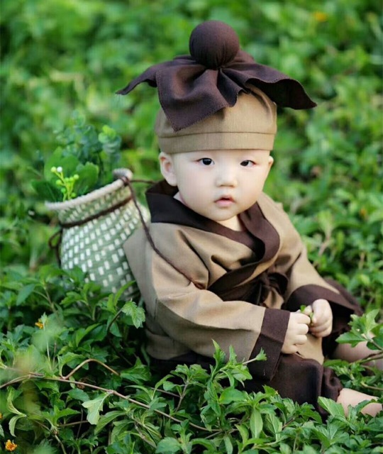 Bộ quần áo chú tiều phu - Tặng chàng hạt