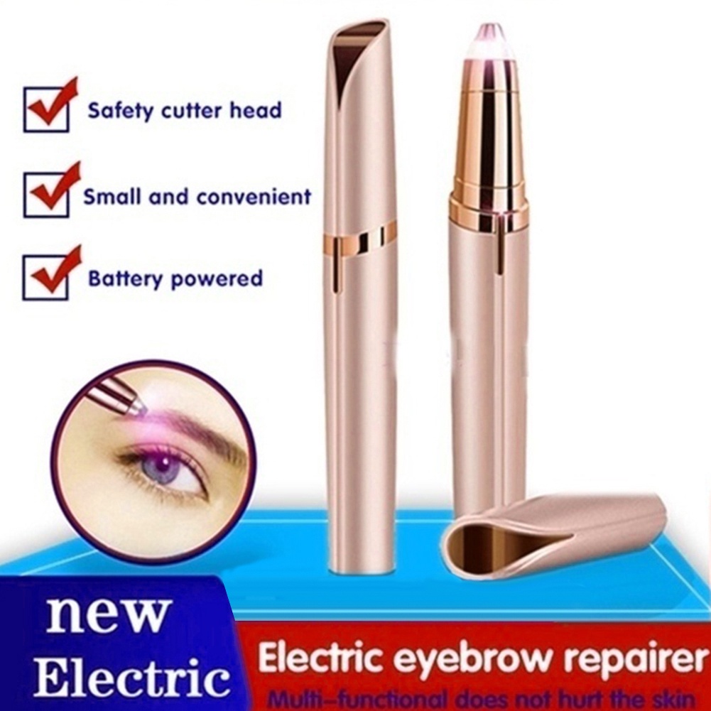 [Hàng mới về] Máy tỉa lông mày không gây đau tiện lợi cho nữ