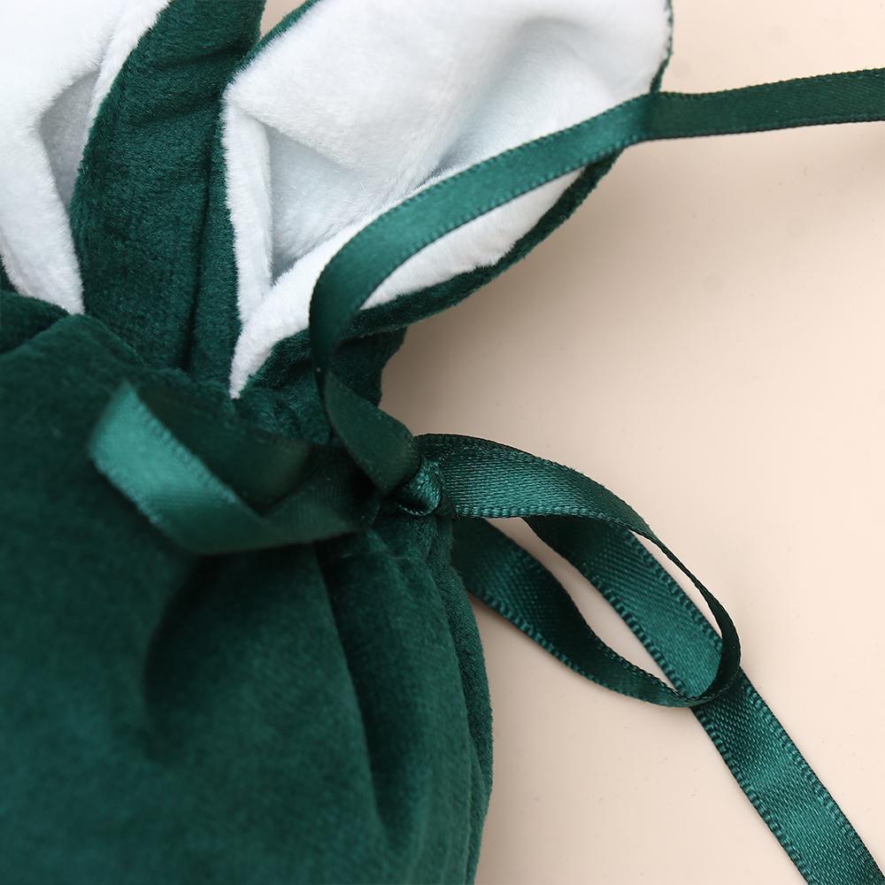 Espo Túi Đựng Kẹo Hình Tai Thỏ Bằng Vải Flannel Trang Trí Đám Cưới