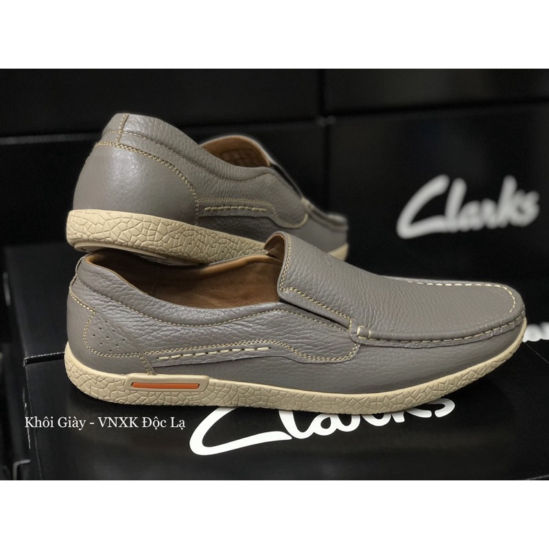 Giày lười da bò nam Clarks - Bigsize