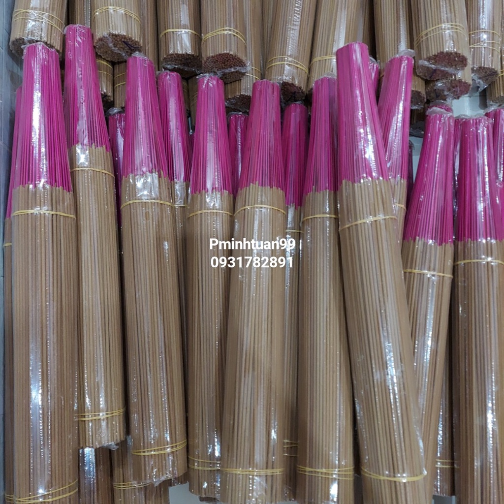 [ LOẠI 1 ] Nhang Trầm Hương 48cm Bó Nửa Kg