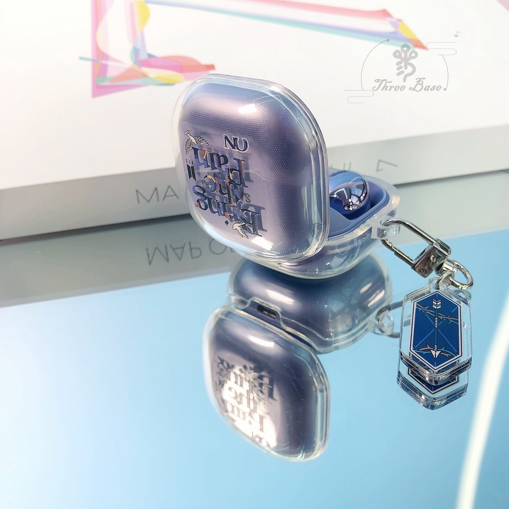 SAMSUNG SAMSUNG Buds 2 BTS ON Vỏ Đựng Bảo Vệ Hộp Sạc Tai Nghe Apple  Airpods 3 2 Pro Kèm Móc Khóa Xinh Xắn