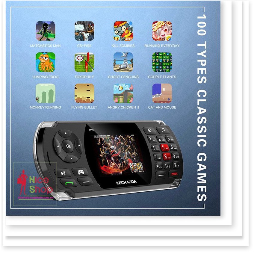 Điện thoại Kechaodao K110 - Điện thoại Kechaodao K110 84 trò game cổ pin khủng lên đến 5 ngày 2sim